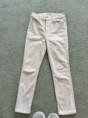 MOTHER Skinny Jeans in Pale Pink